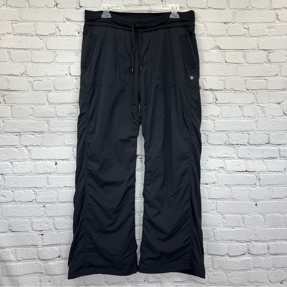 Lululemon Dance Studio Pants *Lined Black Sz 10 - Picture 4 of 16